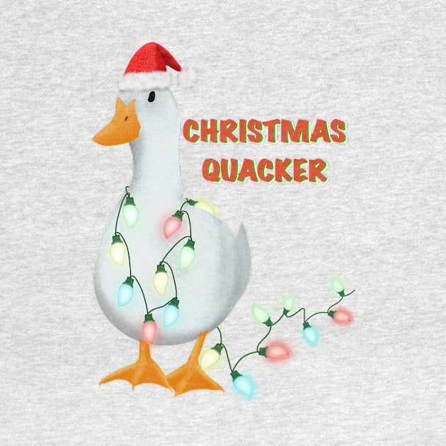 Christmas Quacker funny Xmas joke by DesignsBySaxton